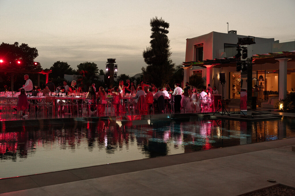 400-square-metre platform built over a villa pool in Ibiza